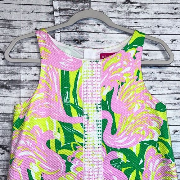 Lilly Pulitzer for Target Fan Dance Flamingo Shift Dress - Picture 3 of 9
